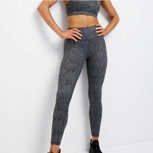 Allfenix Python Charcoal/Black 7/8 Leggings SIZE LARGE